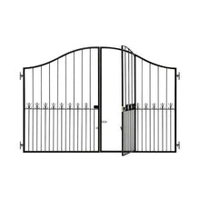 Load image into Gallery viewer, Xpanda Ref Induna Driveway Gate 2000x3000mm - Hammer-tone Black