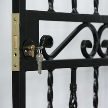 Load image into Gallery viewer, Xpanda Renaissance Deadlock Security Gate 810mm - Black (Hot Dip)
