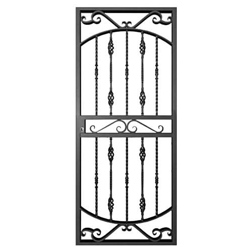 Xpanda Renaissance Deadlock Security Gate 810mm - Black (Hot Dip)