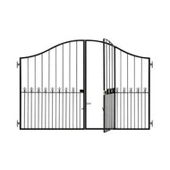 Xpanda Ref Induna Driveway Gate 2000x3000mm - Hammer-tone Black