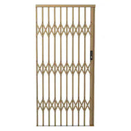 Xpanda Alu-Glide Security Gate 2150x1500mm - Matt Bronze