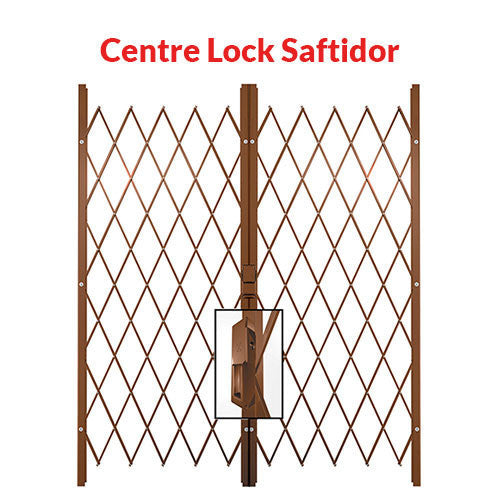 Xpanda Centre Lock Saftidor  - Bronze