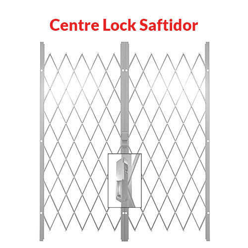Xpanda Centre Lock Saftidor  - White