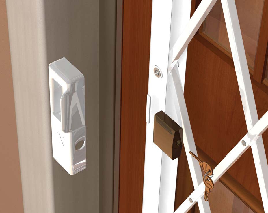 Saftidor Handle & Lock White | Buy Security Online – Xpanda Online